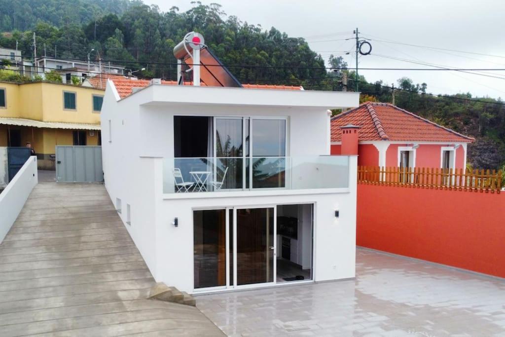 Brand New Private Modern Apartment With Patio And Sea View Calheta  Εξωτερικό φωτογραφία
