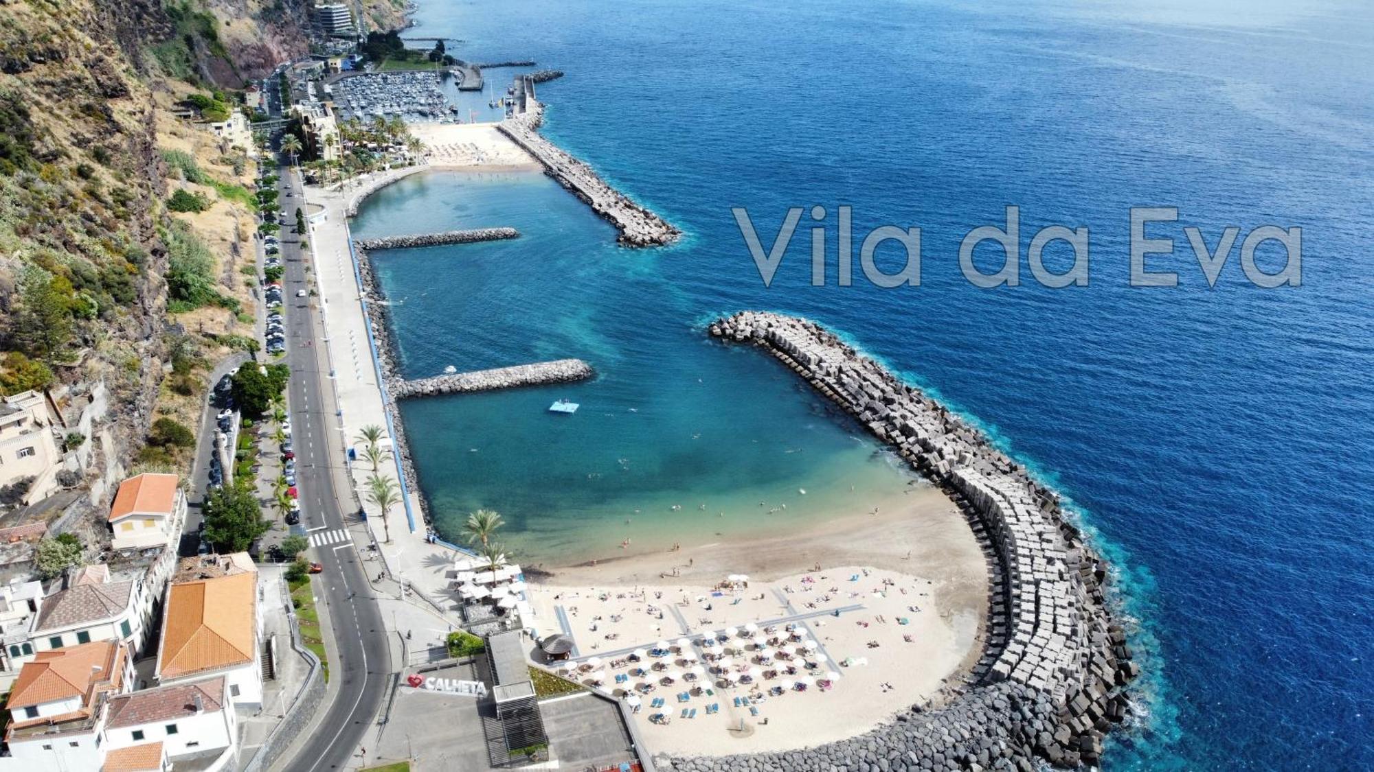 Brand New Private Modern Apartment With Patio And Sea View Calheta  Εξωτερικό φωτογραφία